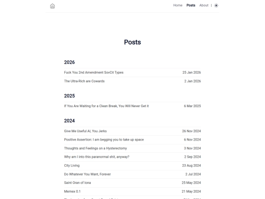 posts screenshot