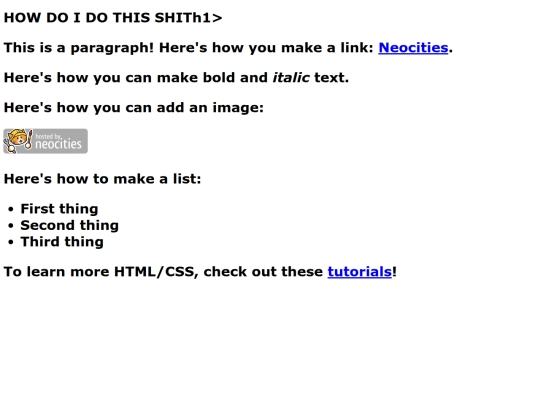 index screenshot