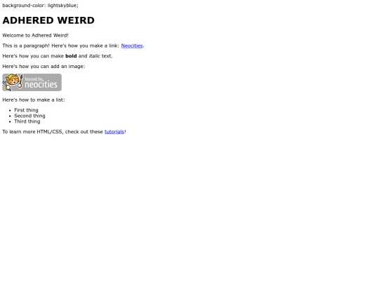 index screenshot