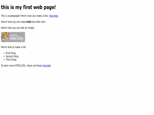 index screenshot