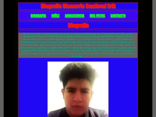 biografia screenshot