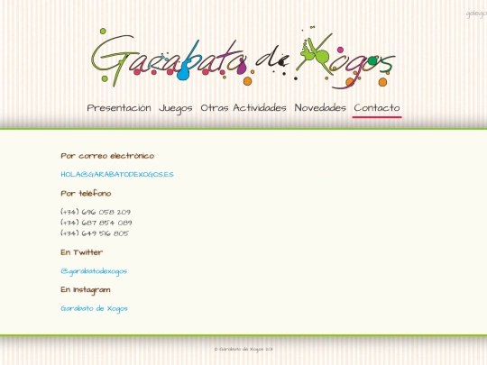 es/contacto screenshot