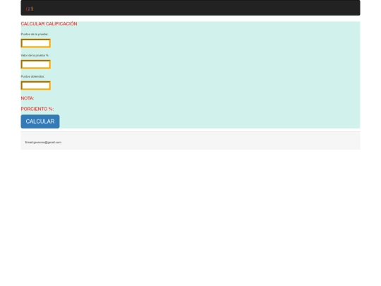 calificador screenshot