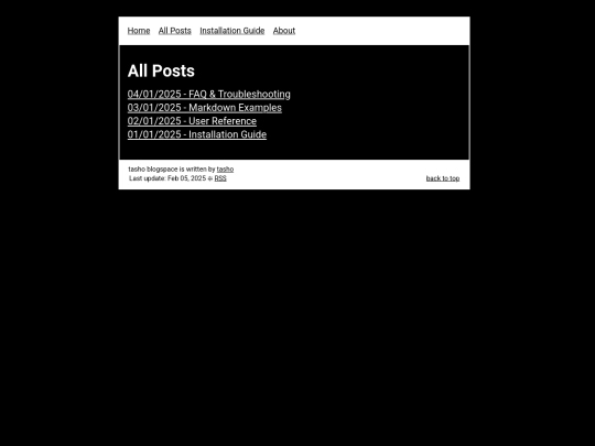 info/all_posts screenshot