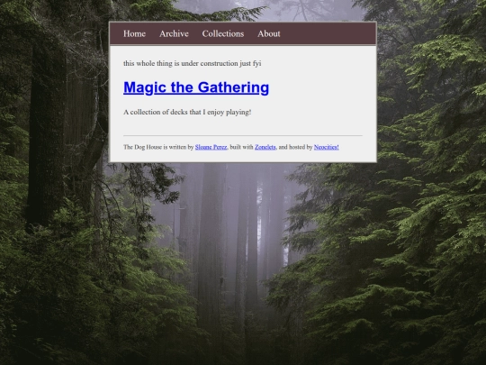 collections screenshot