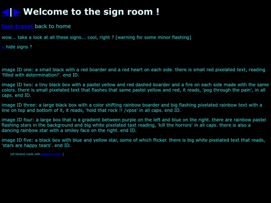 hiddensigns2ndpage screenshot