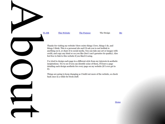 About/about screenshot