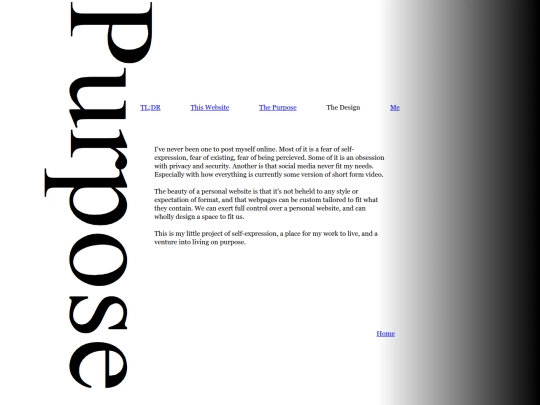 About/purpose screenshot