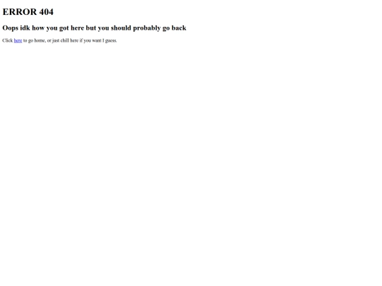 not_found screenshot