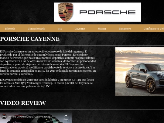 cayenne screenshot