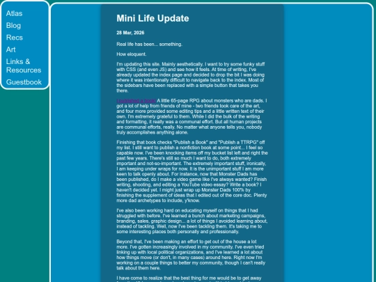 posts/2026-03-28-Mini-Life-Update screenshot
