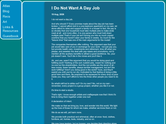 posts/2026-08-19-I-Do-Not-Want-A-Day-Job screenshot