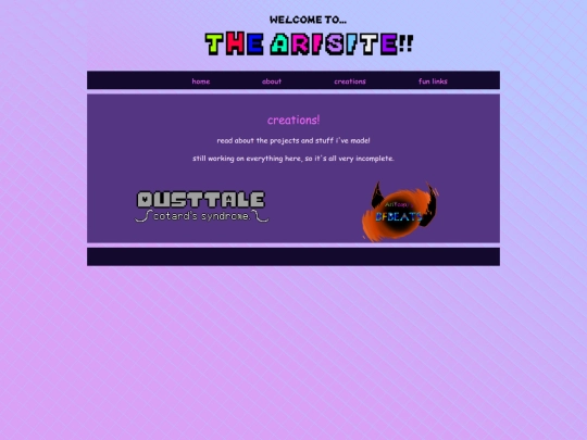 creations screenshot