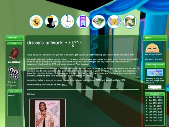 html/artwork screenshot