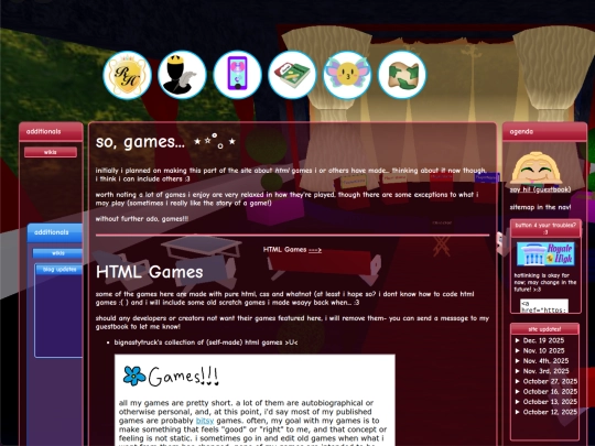 html/games screenshot