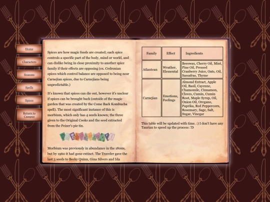 wikis/JAM/pages/spices screenshot