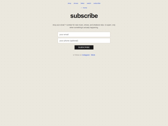 subscribe screenshot
