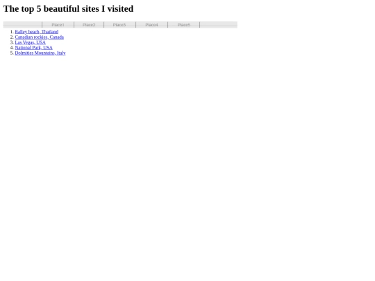 index screenshot