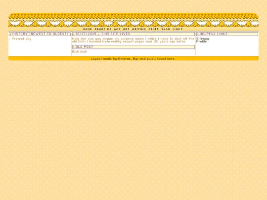 Blog screenshot