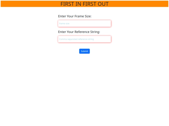 Page/FIFO screenshot