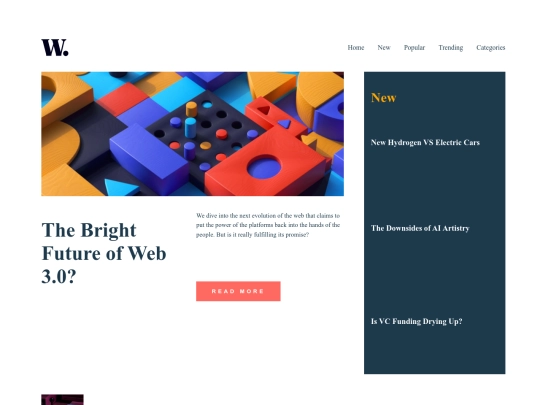 NewHomepage screenshot