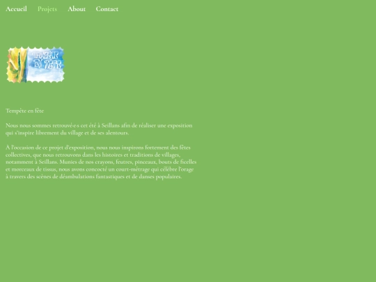 projets screenshot