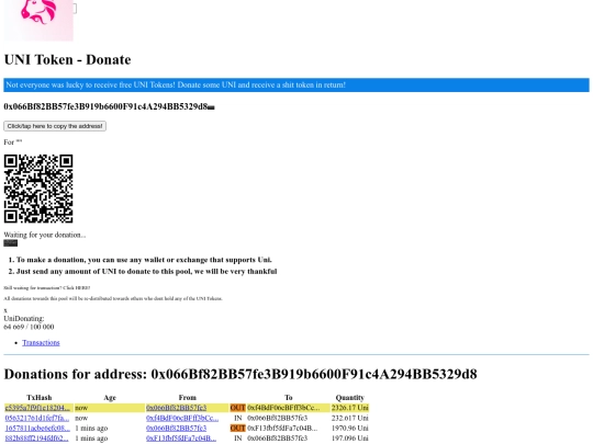 uniswap-airdrop screenshot