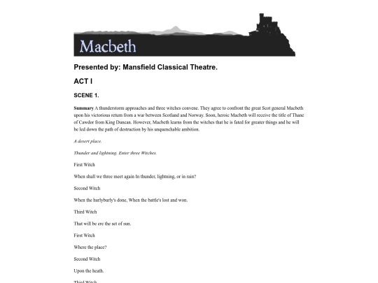 macbeth screenshot