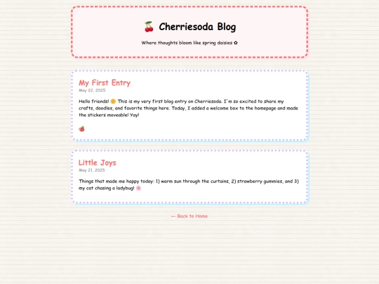 blog screenshot