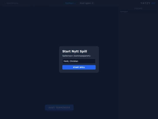 yatzy3d screenshot