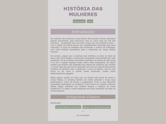 notas/historiamulher screenshot