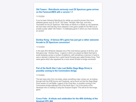 feed/indieretronews screenshot