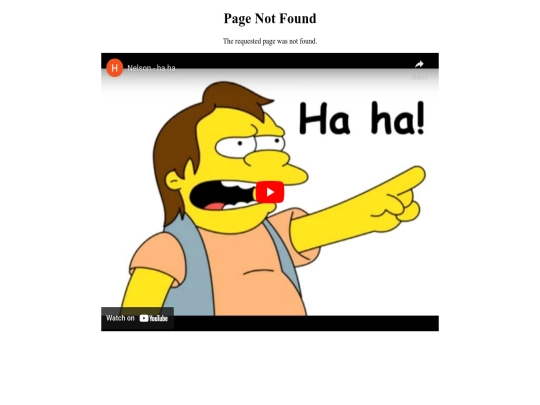 not_found screenshot