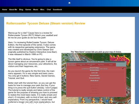 rct screenshot