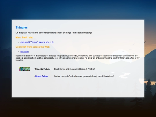 thingies screenshot
