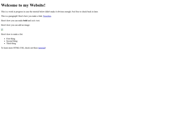 index screenshot