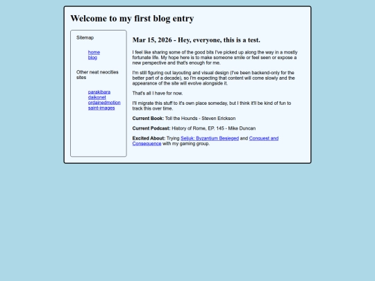 blog screenshot