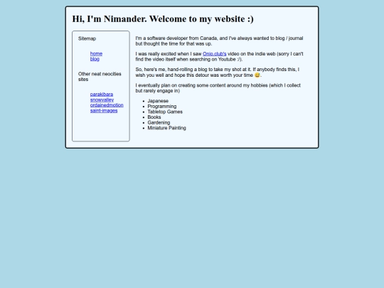 index screenshot