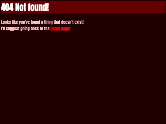 not_found screenshot