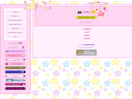 links screenshot