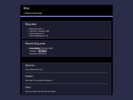 blog/directory screenshot