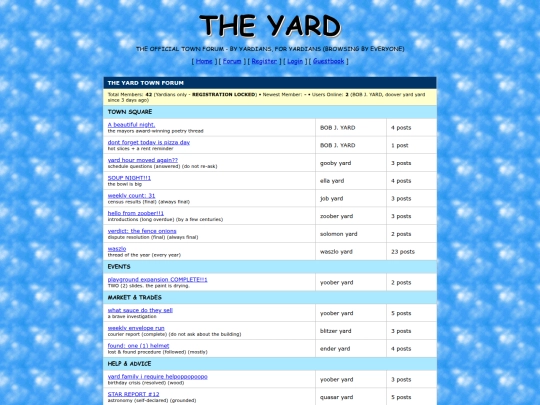 forum screenshot