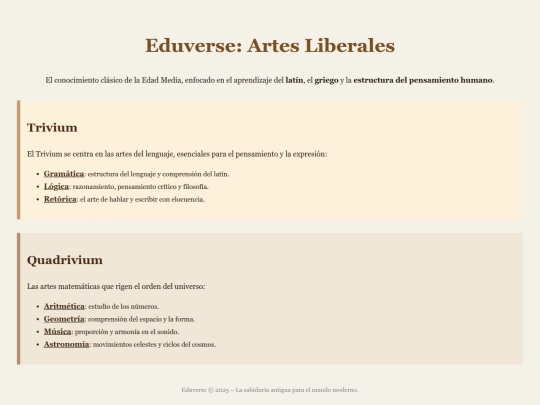 Eduverse/artesiberales screenshot