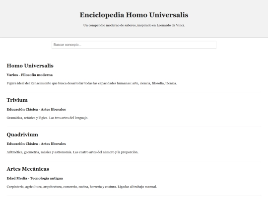 Eduverse/homo/Universales/Enciclopedia screenshot