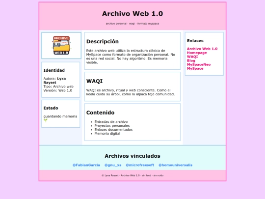 mainstream/myspace/home screenshot