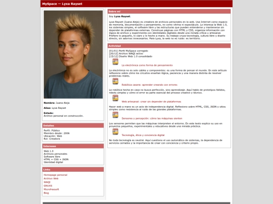 mainstream/myspace/lyxa screenshot
