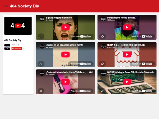 mainstream/oldtobe/404society screenshot