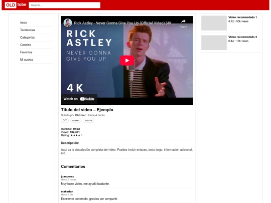 mainstream/oldtobe/videoold screenshot