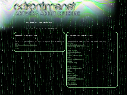 info screenshot