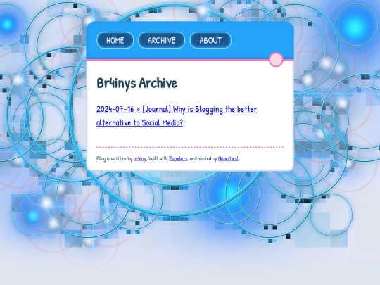 archive screenshot